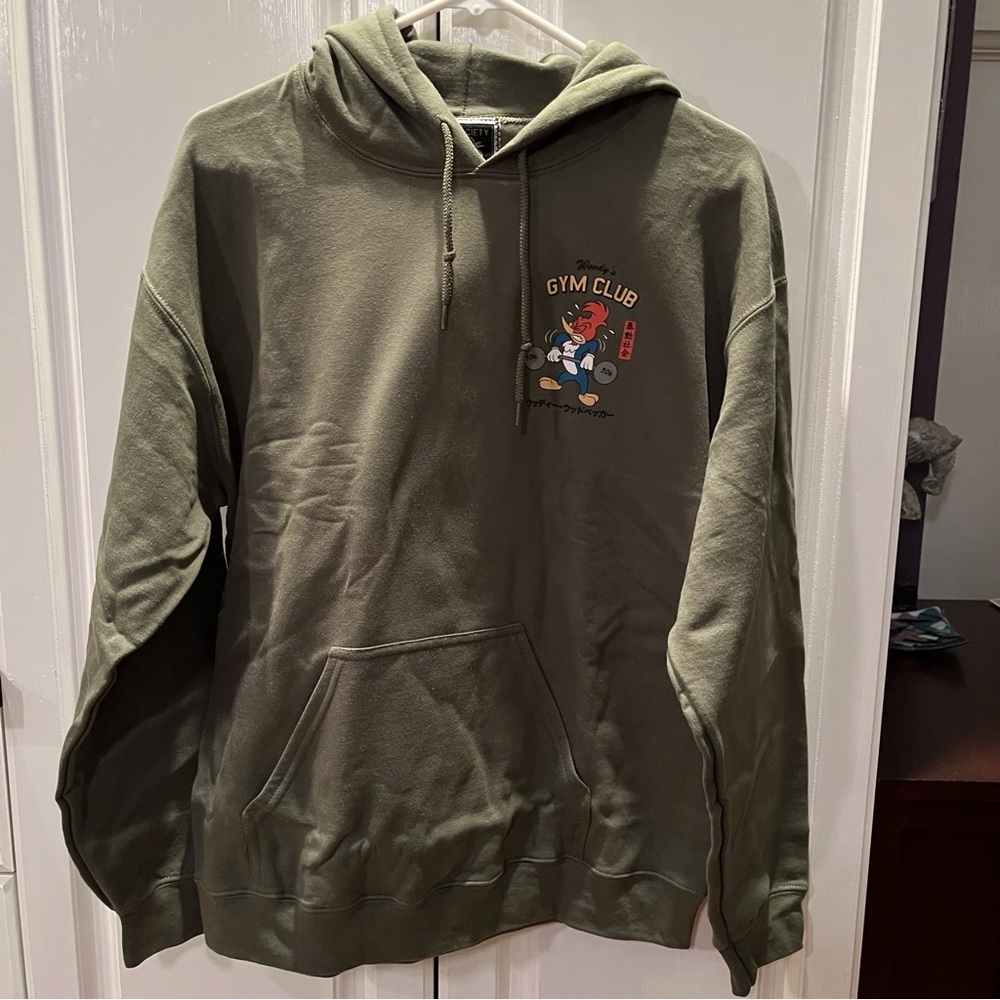 Riot Societ Woody’s Mens Gym Club M Hoodie New